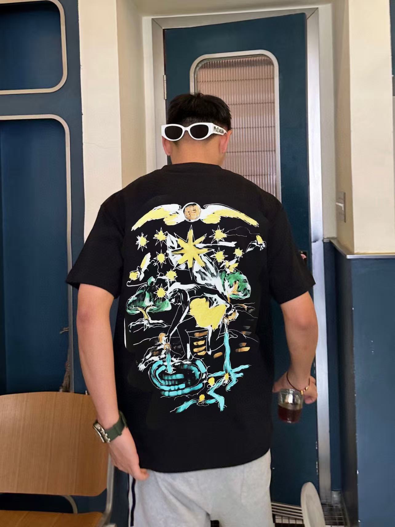 Gy 2025ss Star pattern T-shirt