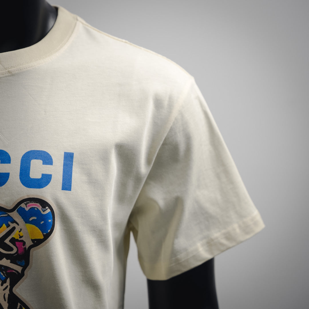G 24ss graffiti bear print T-shirt
