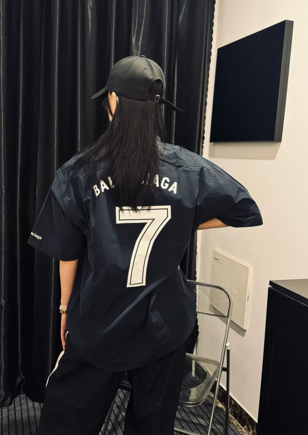 B Soccer No. 7 short-sleeved shirt