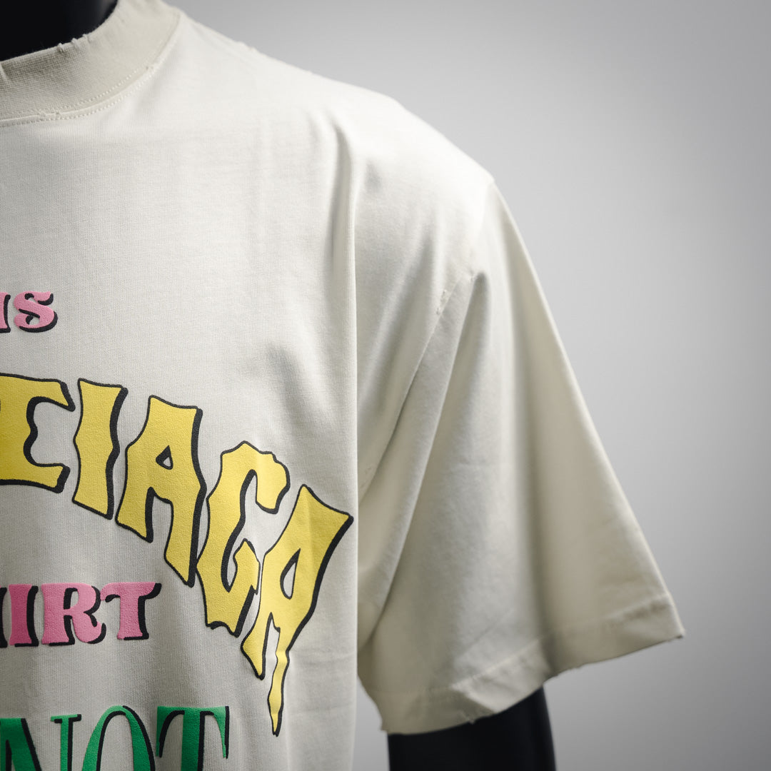 B Printed letter t-shirt