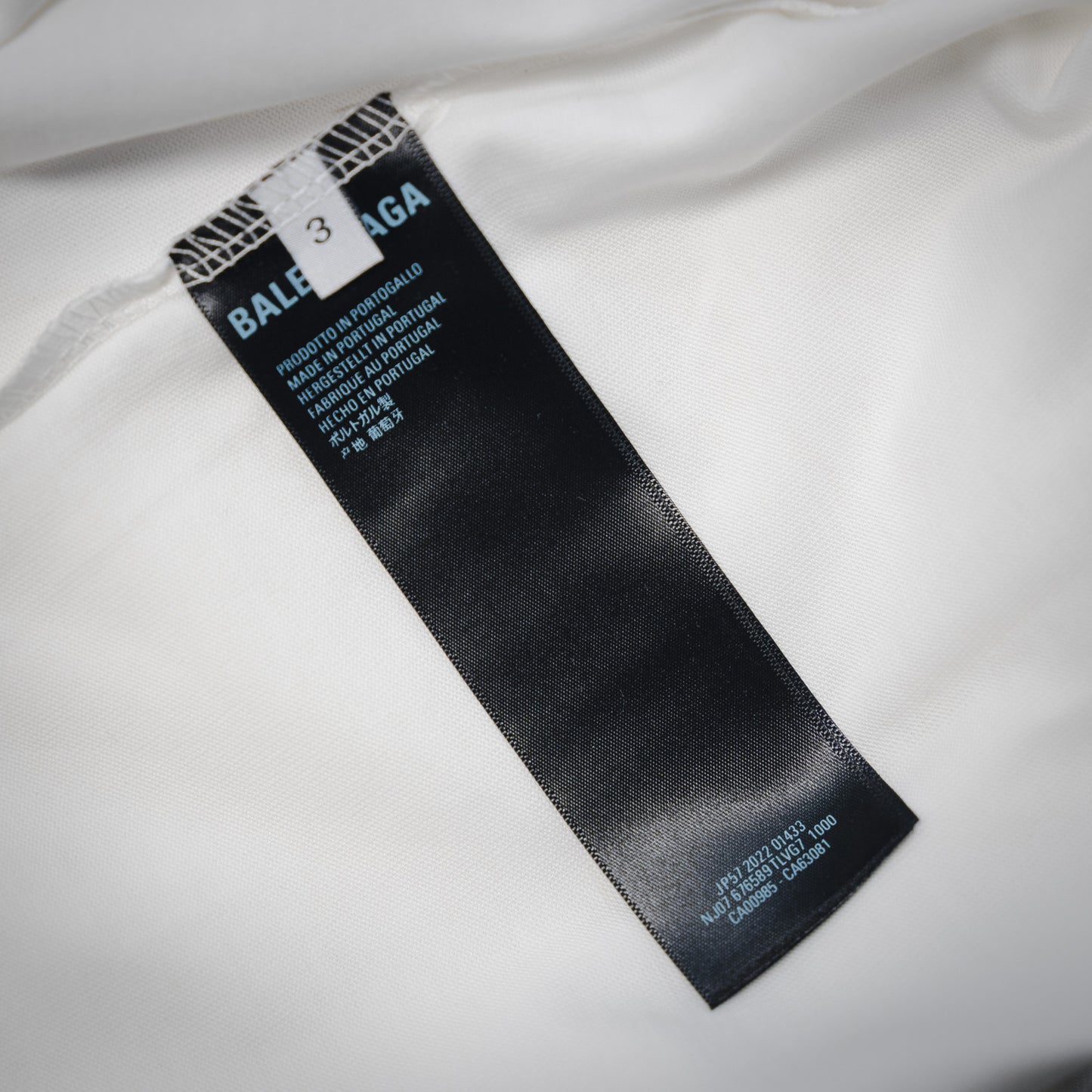 B 24ss letter logo printed T-shirt
