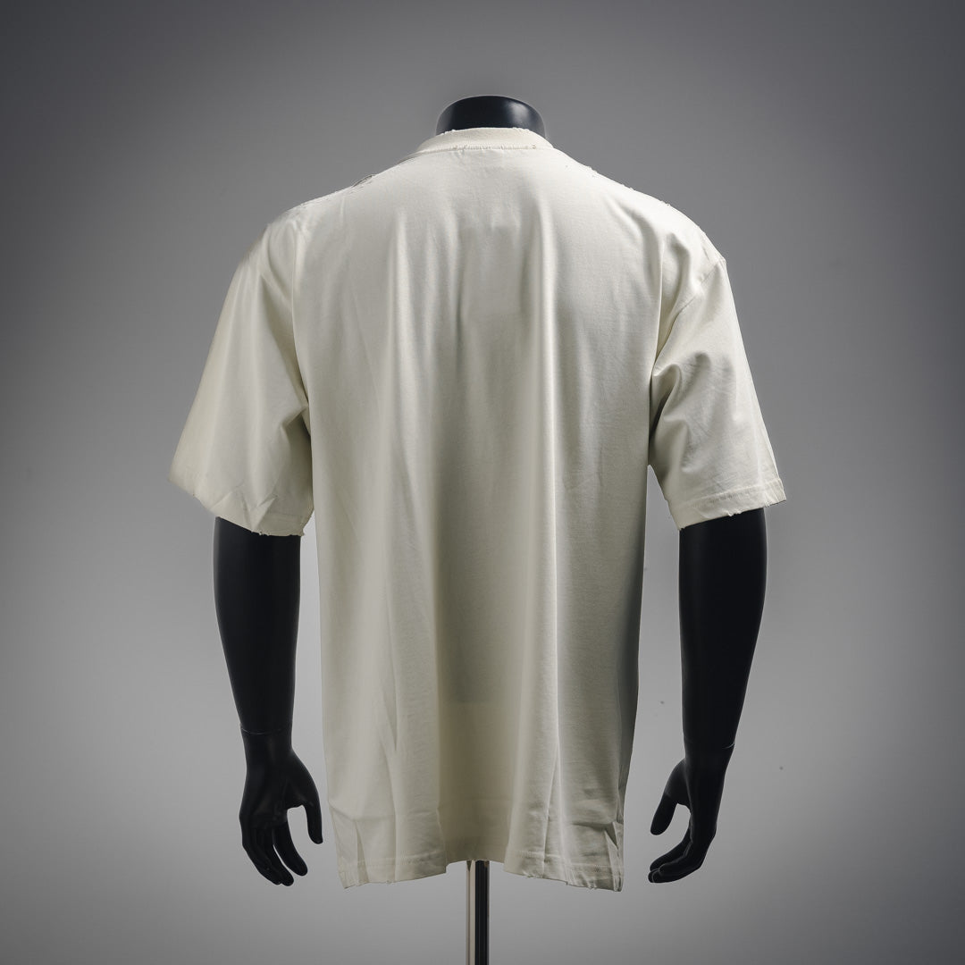 B Printed letter t-shirt