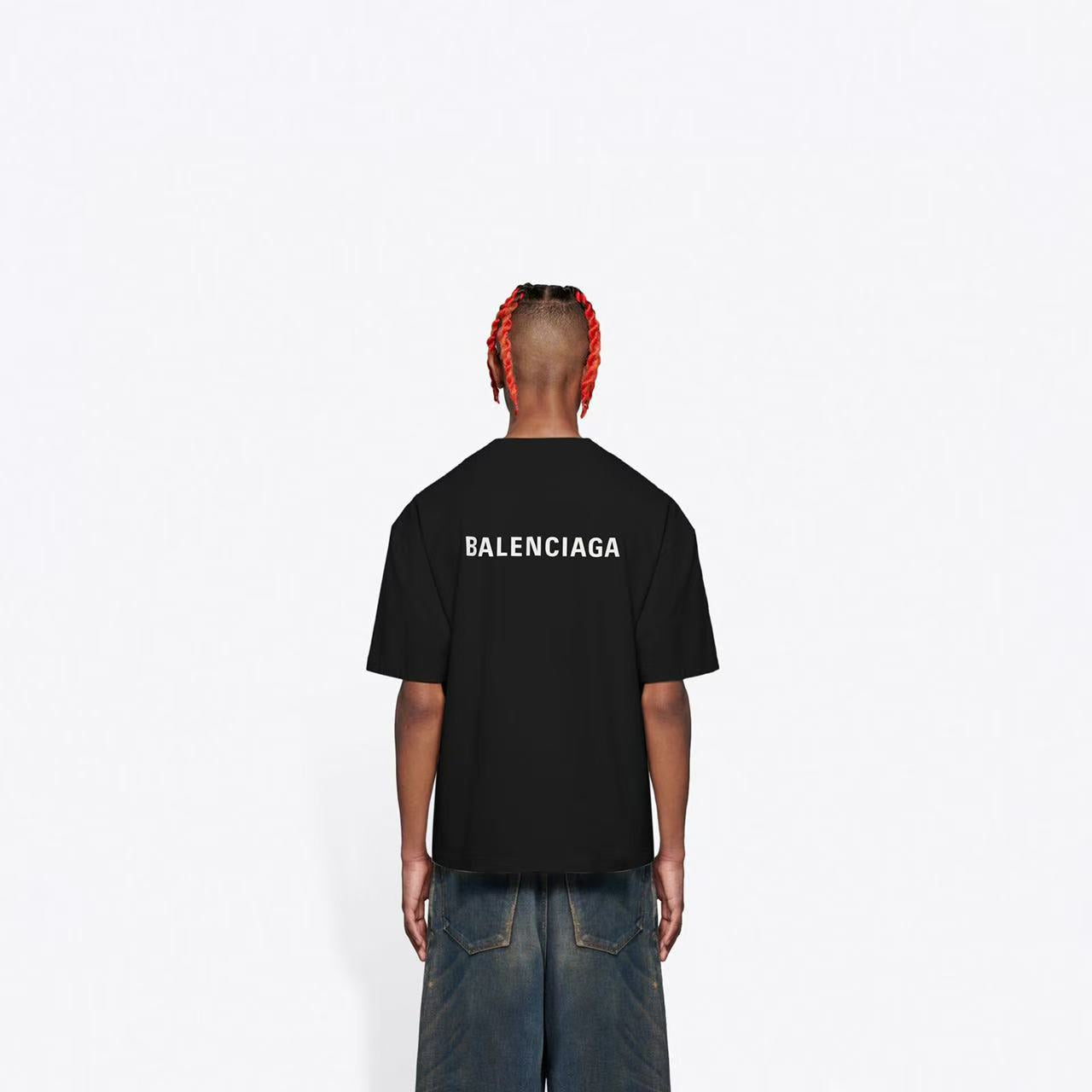 B 24ss letter logo printed T-shirt