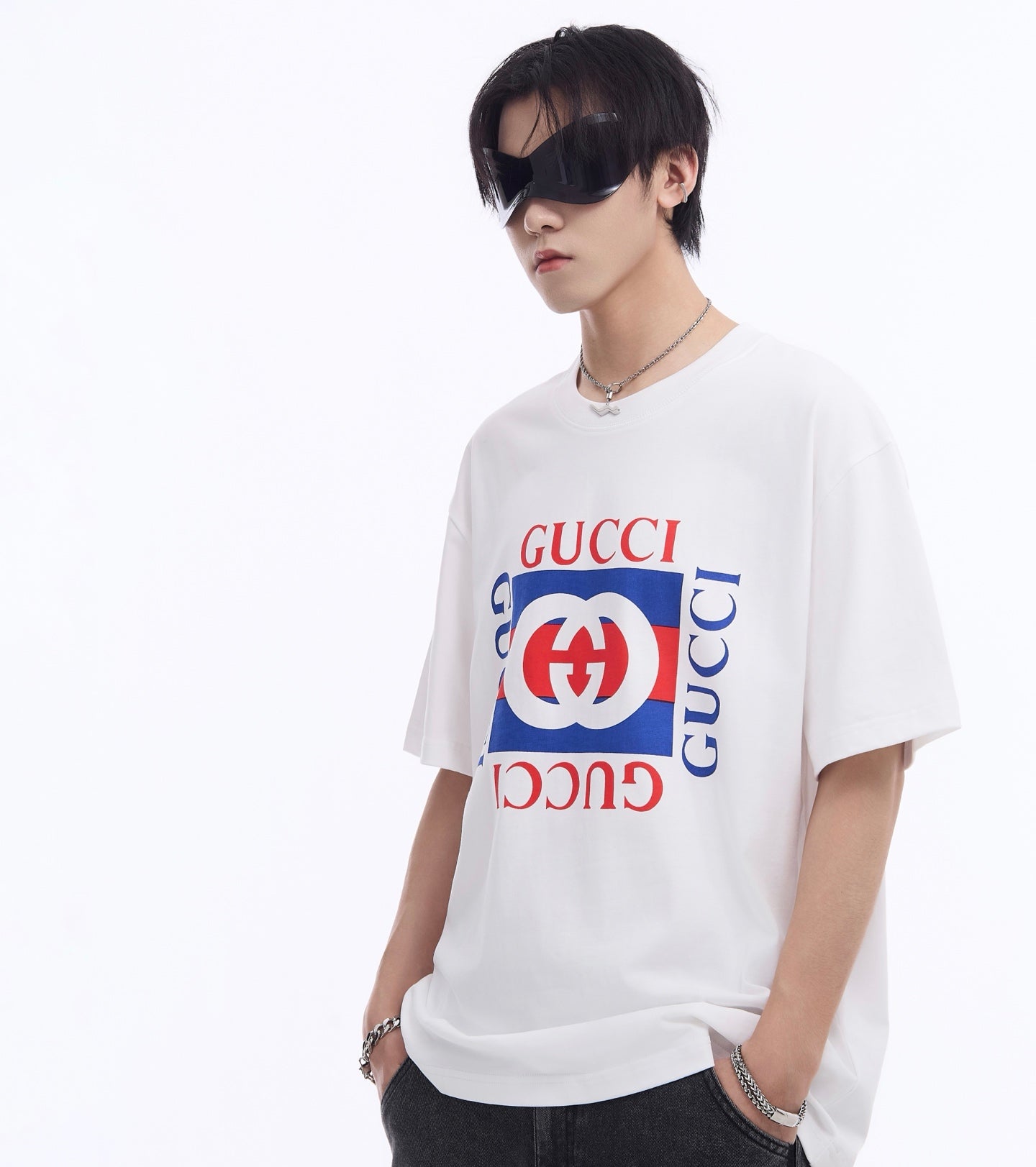 G Classic bedrucktes T-Shirt