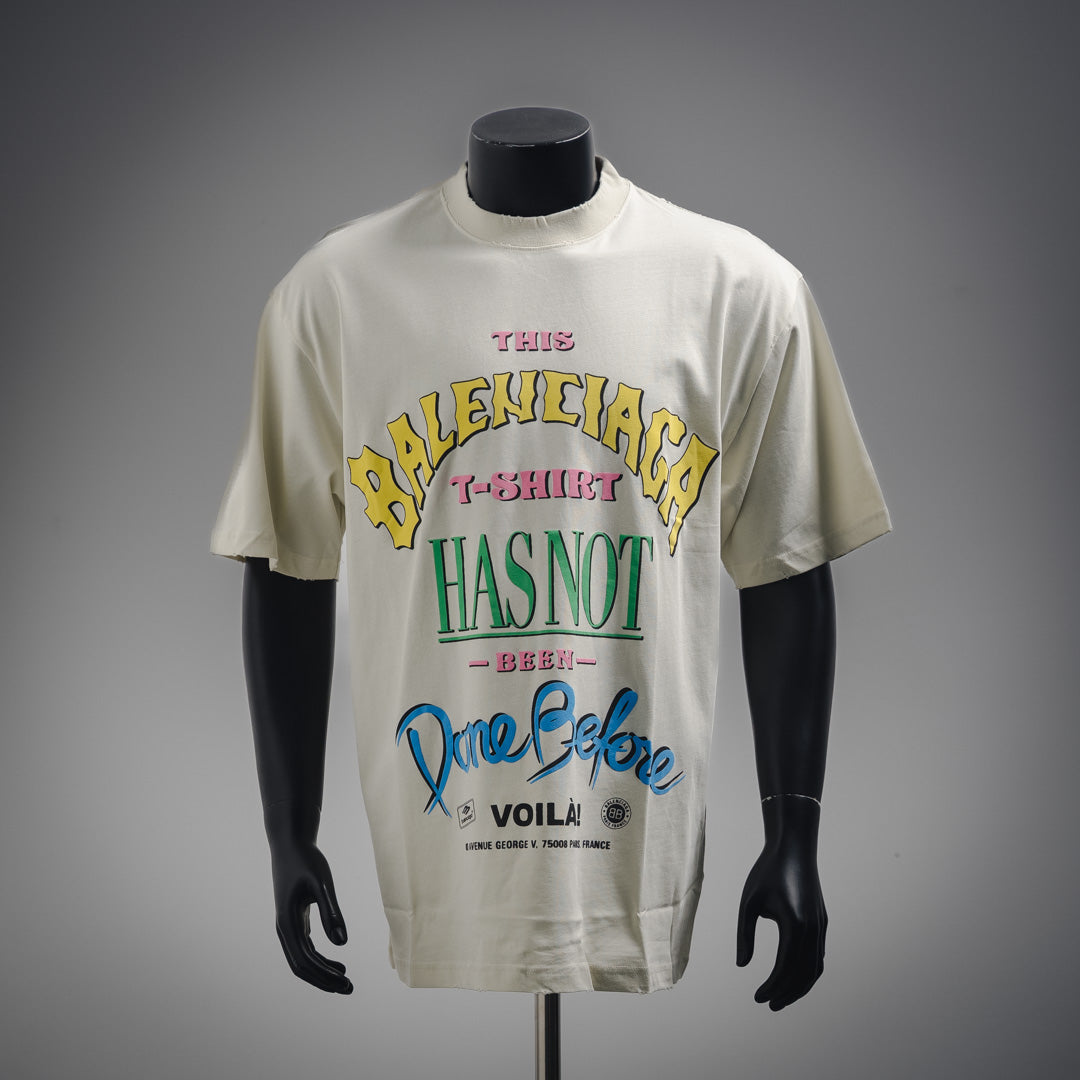 B Printed letter t-shirt