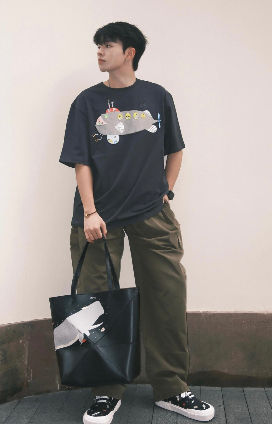 Le 2025SS Limited Whale T-shirt