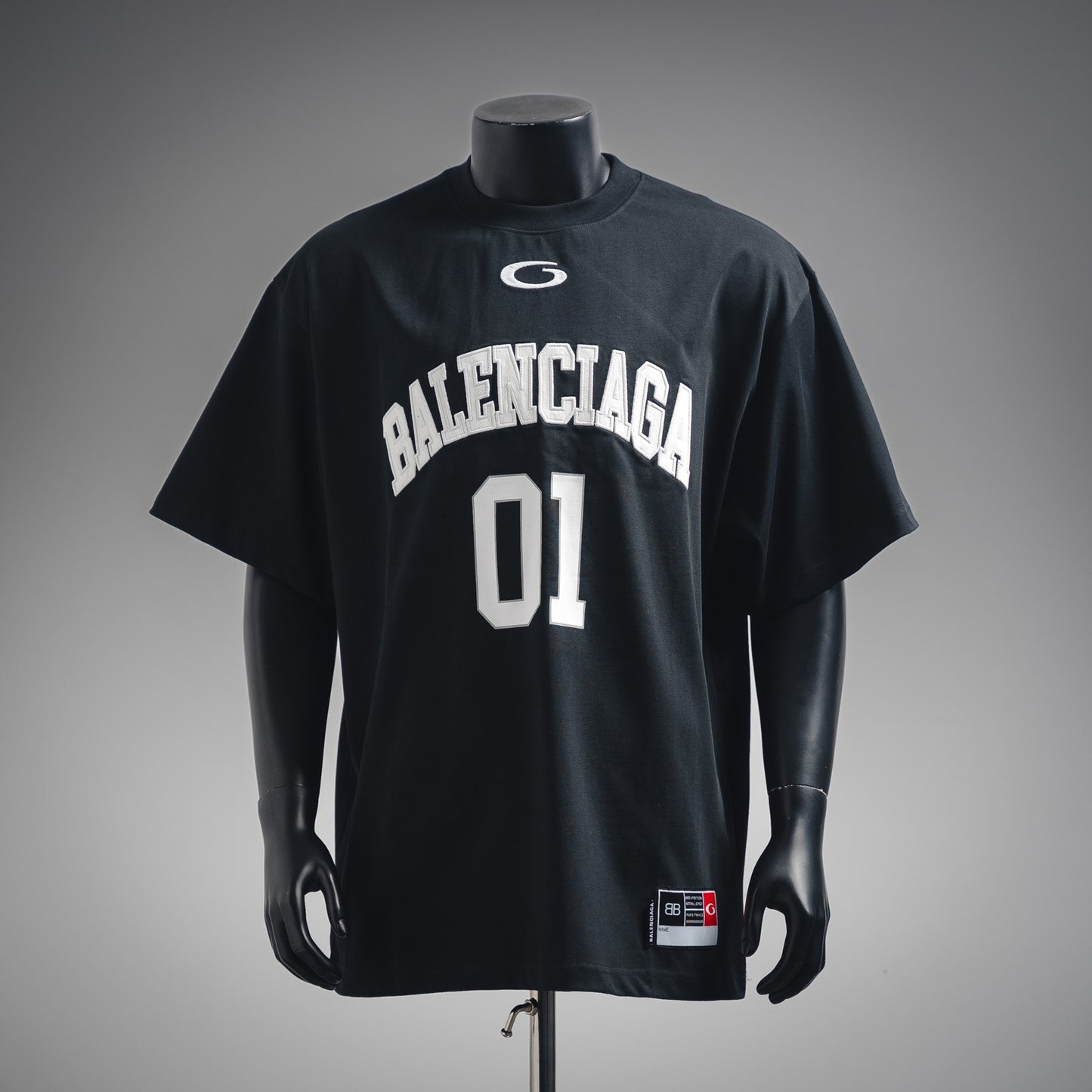 B 2025ss 01 jersey embroidered T-shirt