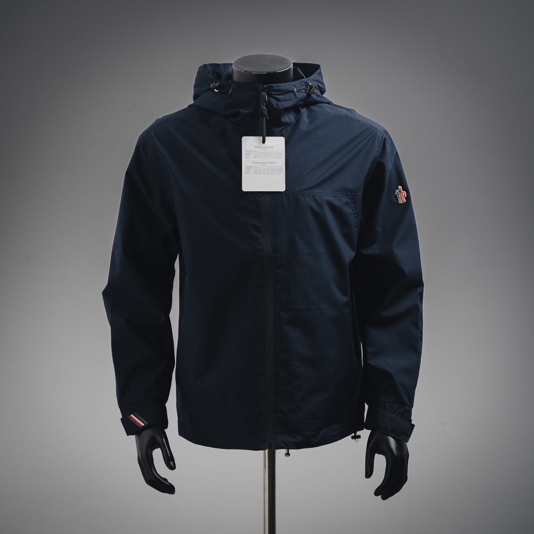 Mo 2025SS Embroidered logo hooded jacket