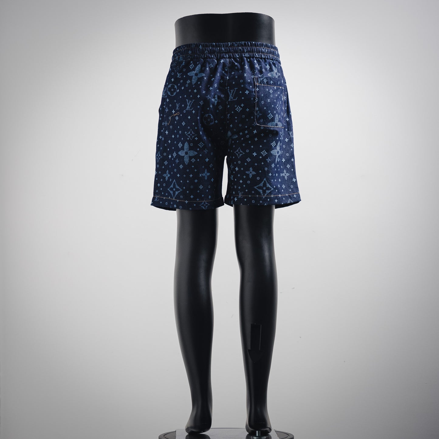 1V 2025 Print Denim Shorts