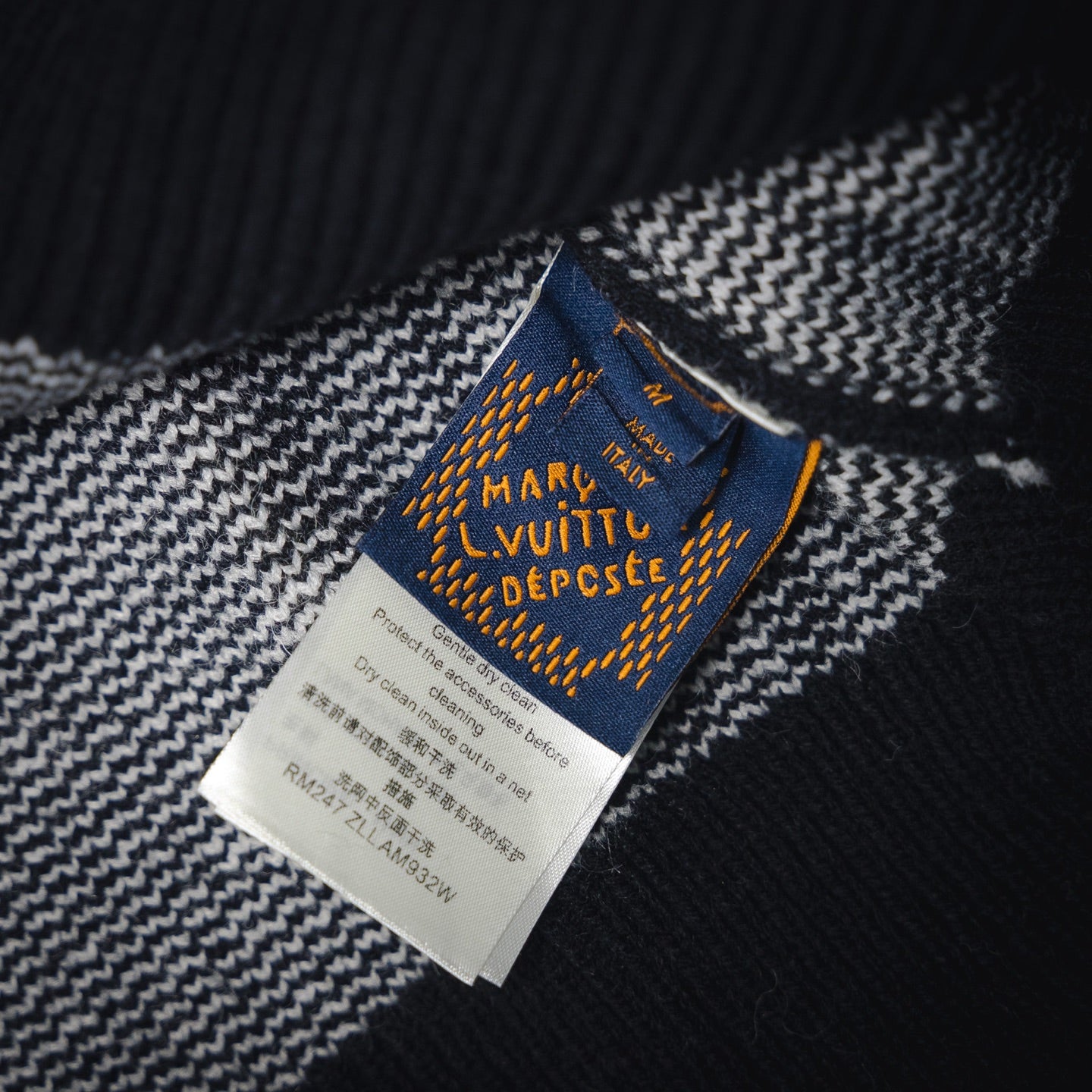 L 24Fw Jacquard-Woll-Pullover-Sweater