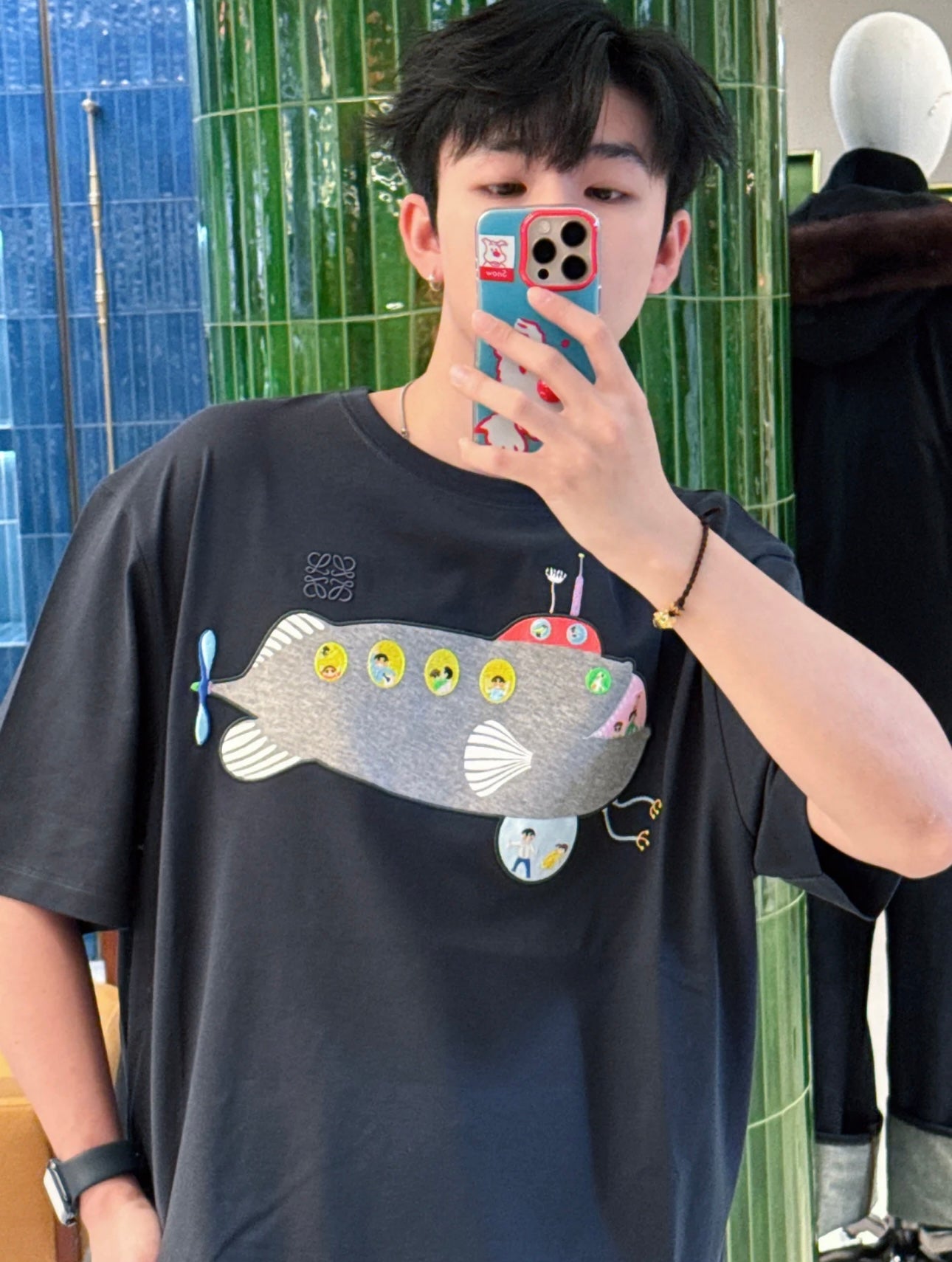 Le 2025SS Limited Whale T-shirt