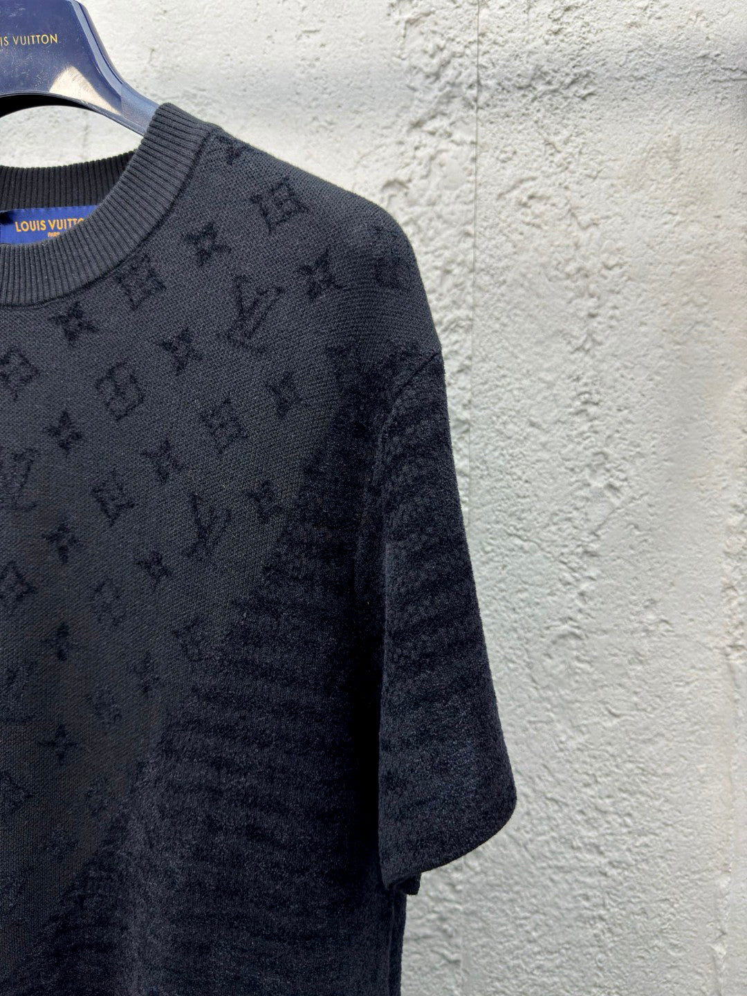 1V 25SS Jacquard Woolen T-shirt