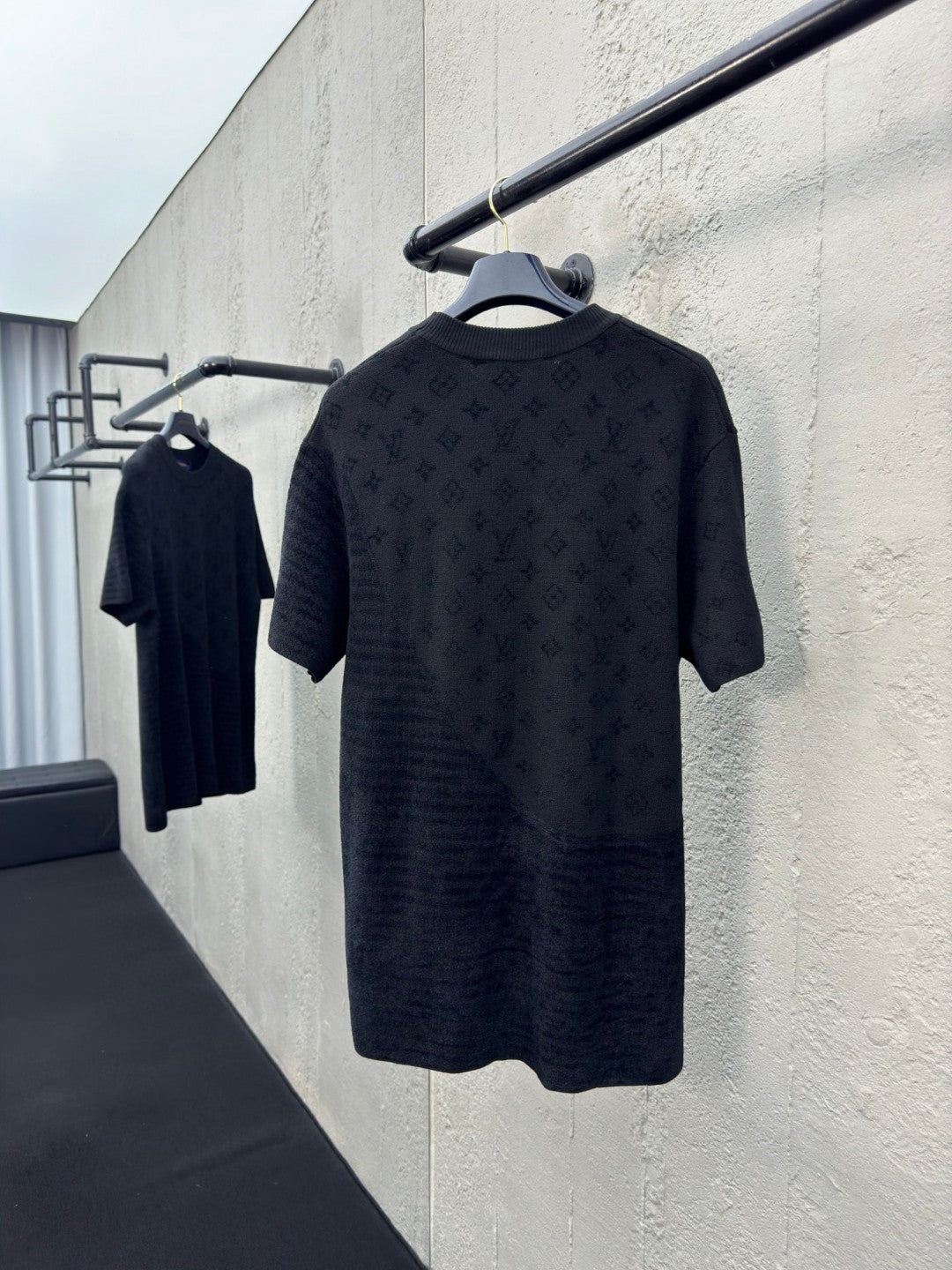 1V 25SS Jacquard Woolen T-shirt