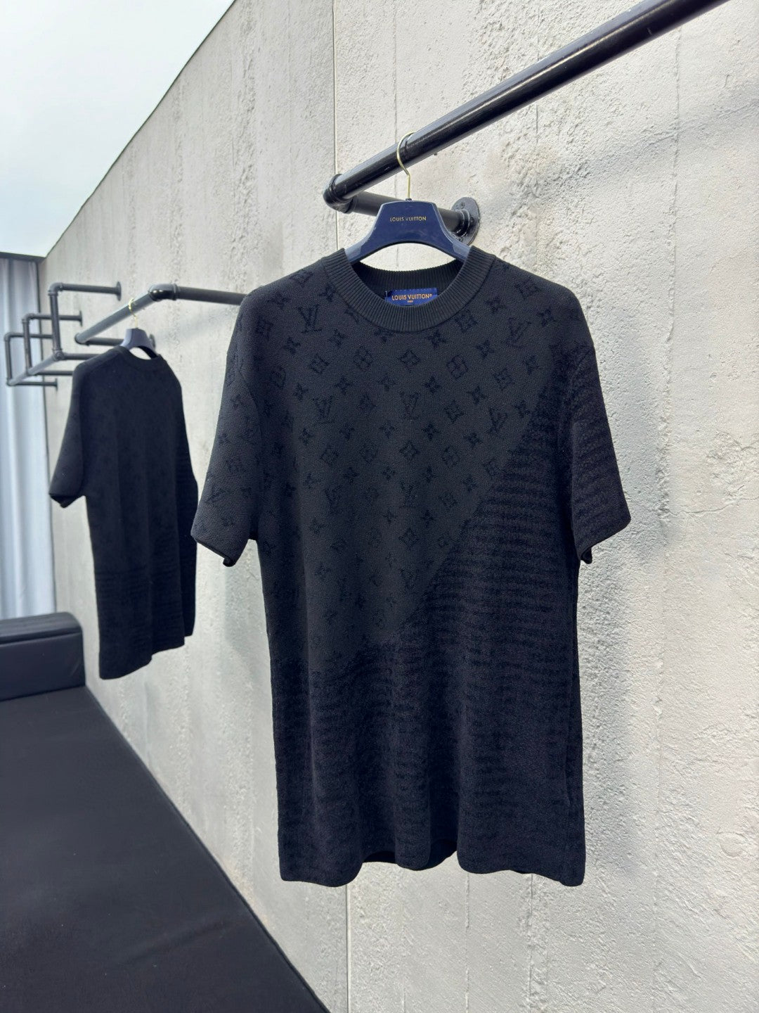 1V 25SS Jacquard Woolen T-shirt