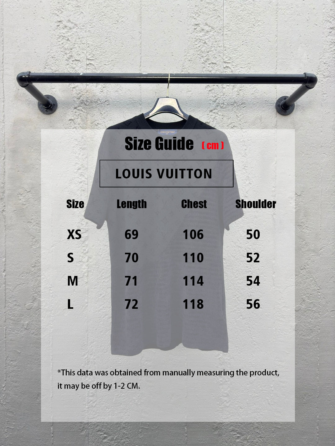 1V 25SS Jacquard Woolen T-shirt