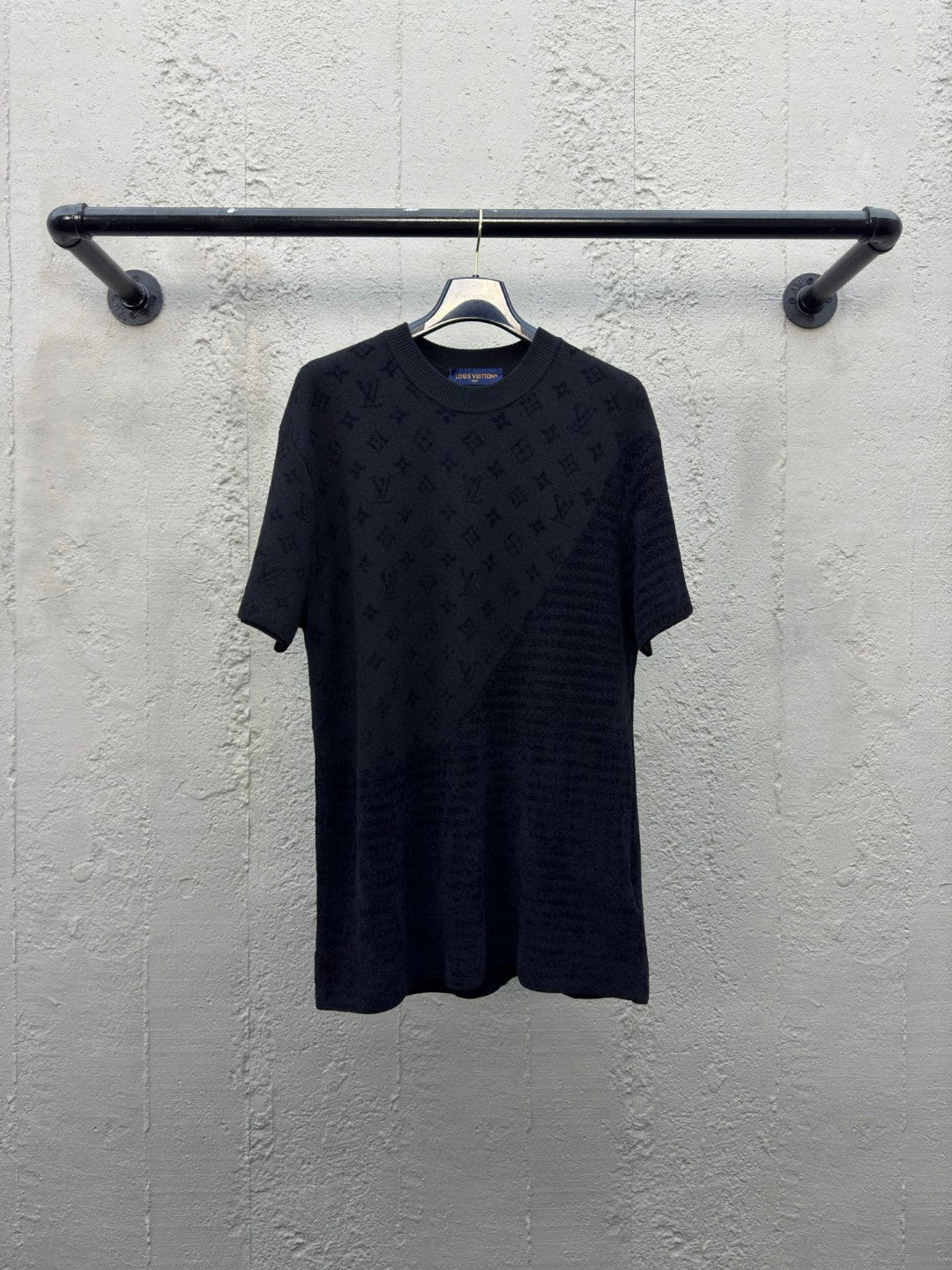 1V 25SS Jacquard Woolen T-shirt
