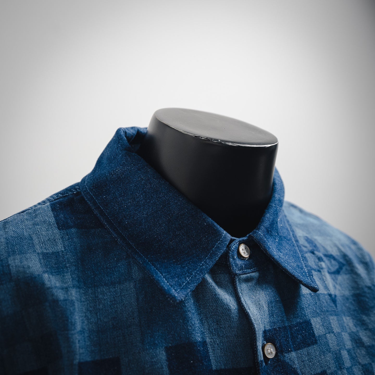 1V 2025 Printed Short-Sleeved Denim Shirt set