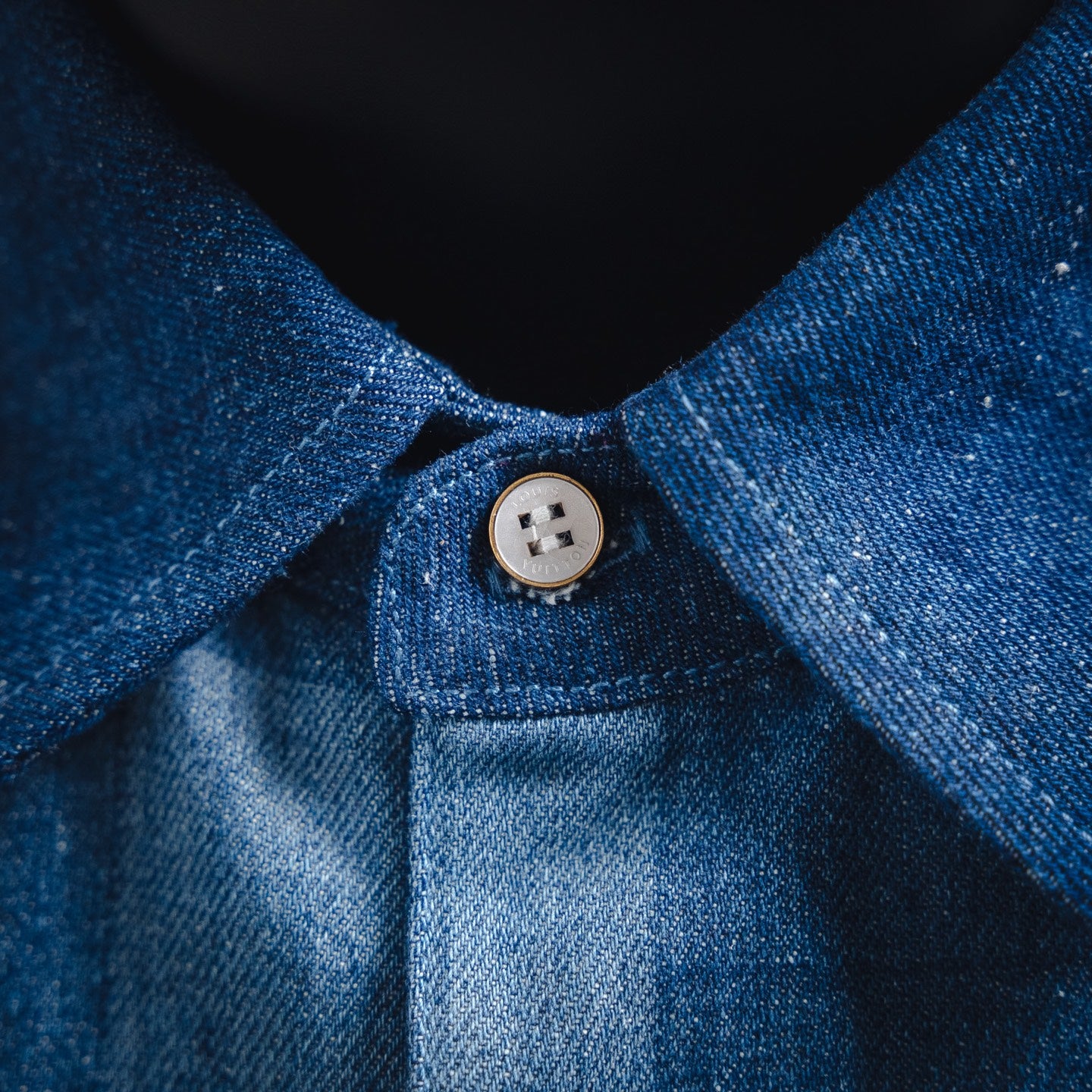 1V 2025 Printed Short-Sleeved Denim Shirt set