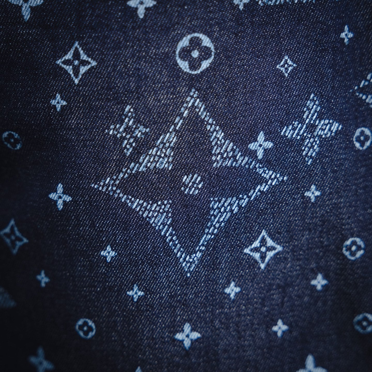 1V 2025 Print Denim Shorts