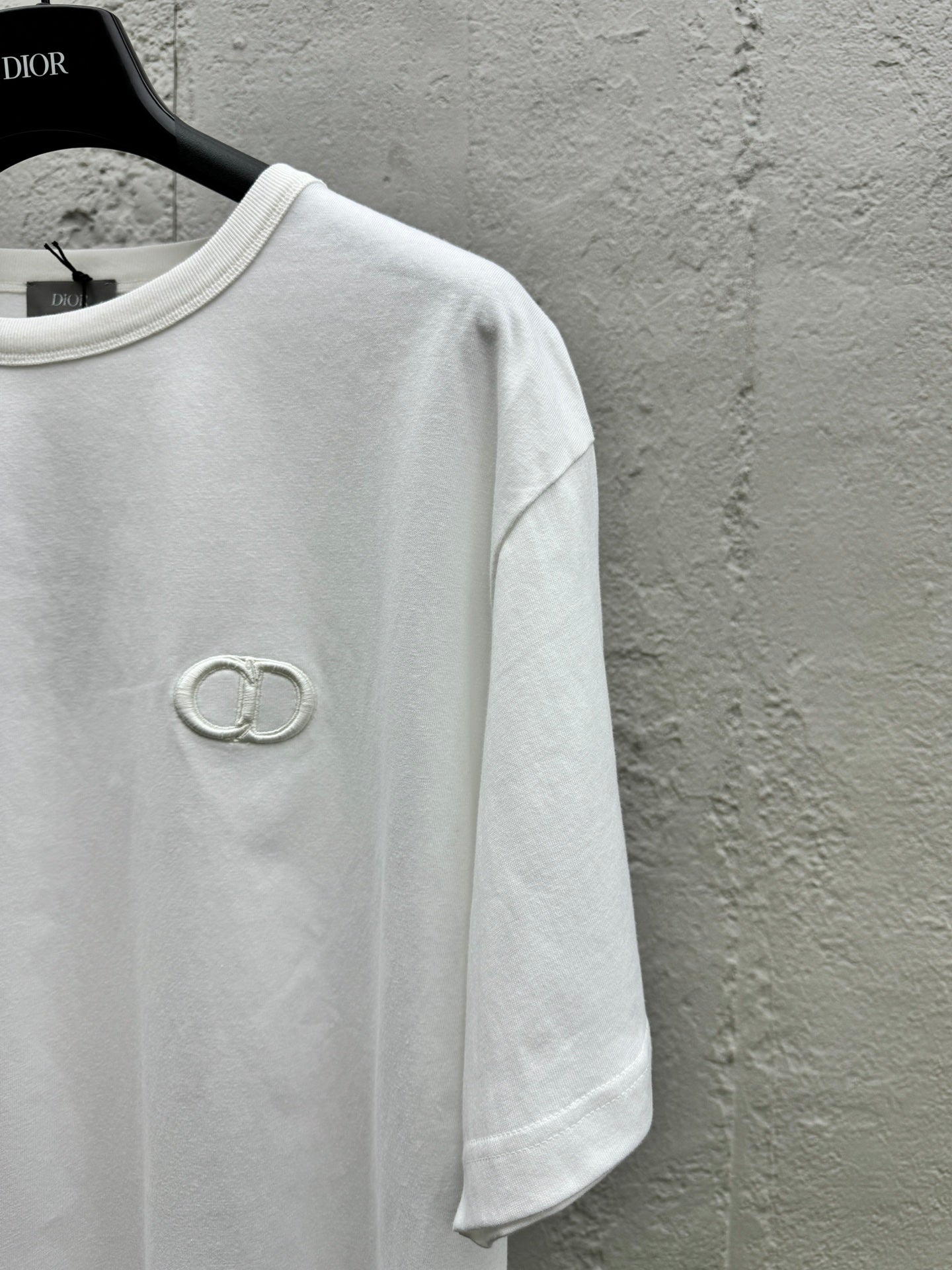 D CD monogram embroidered T-shirt