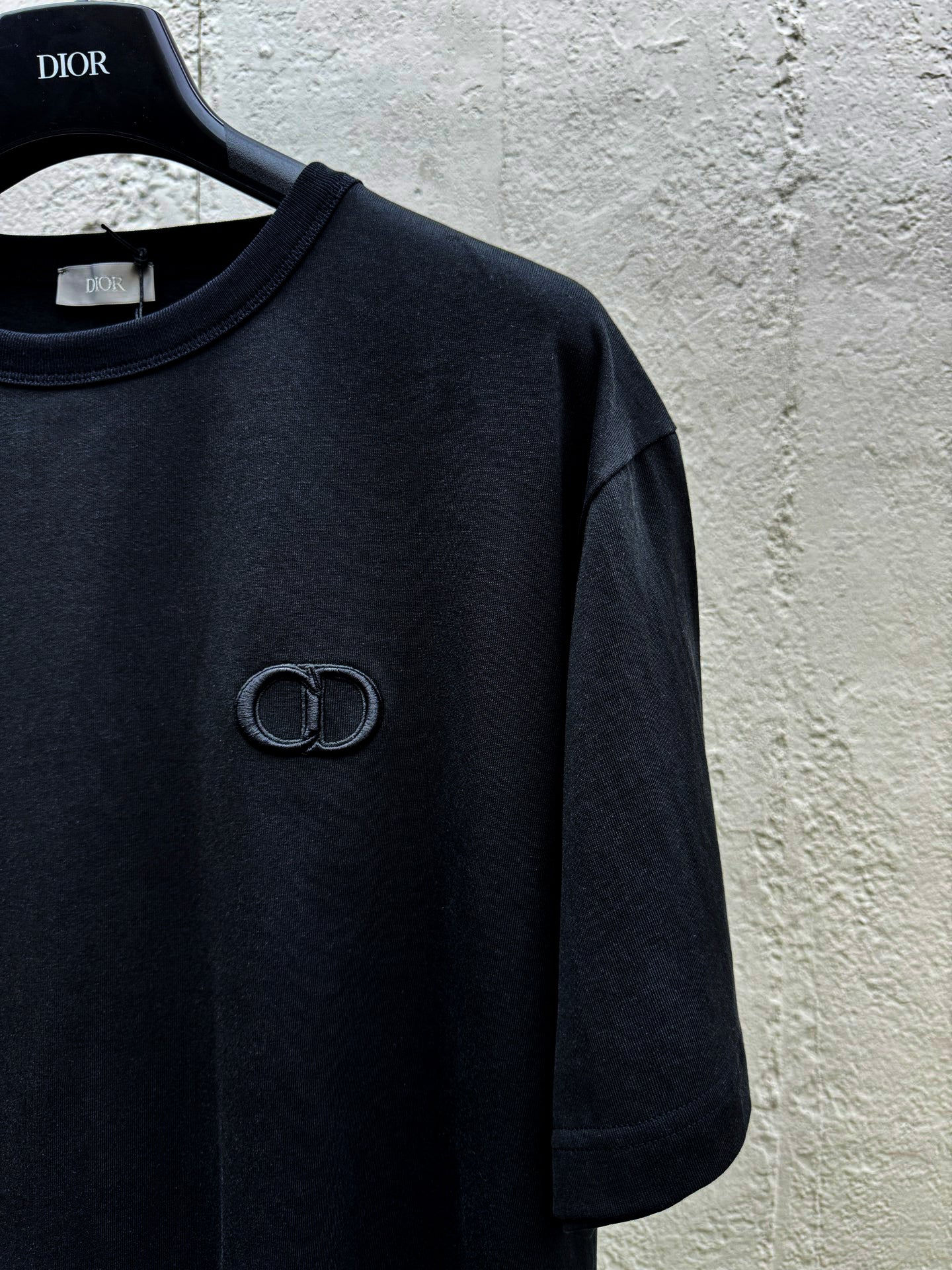 D CD monogram embroidered T-shirt