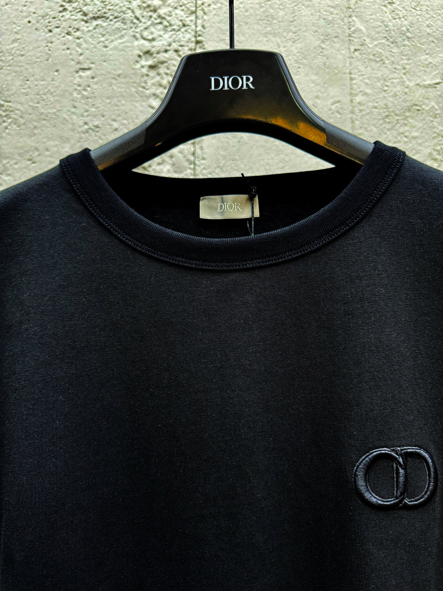 D CD monogram embroidered T-shirt