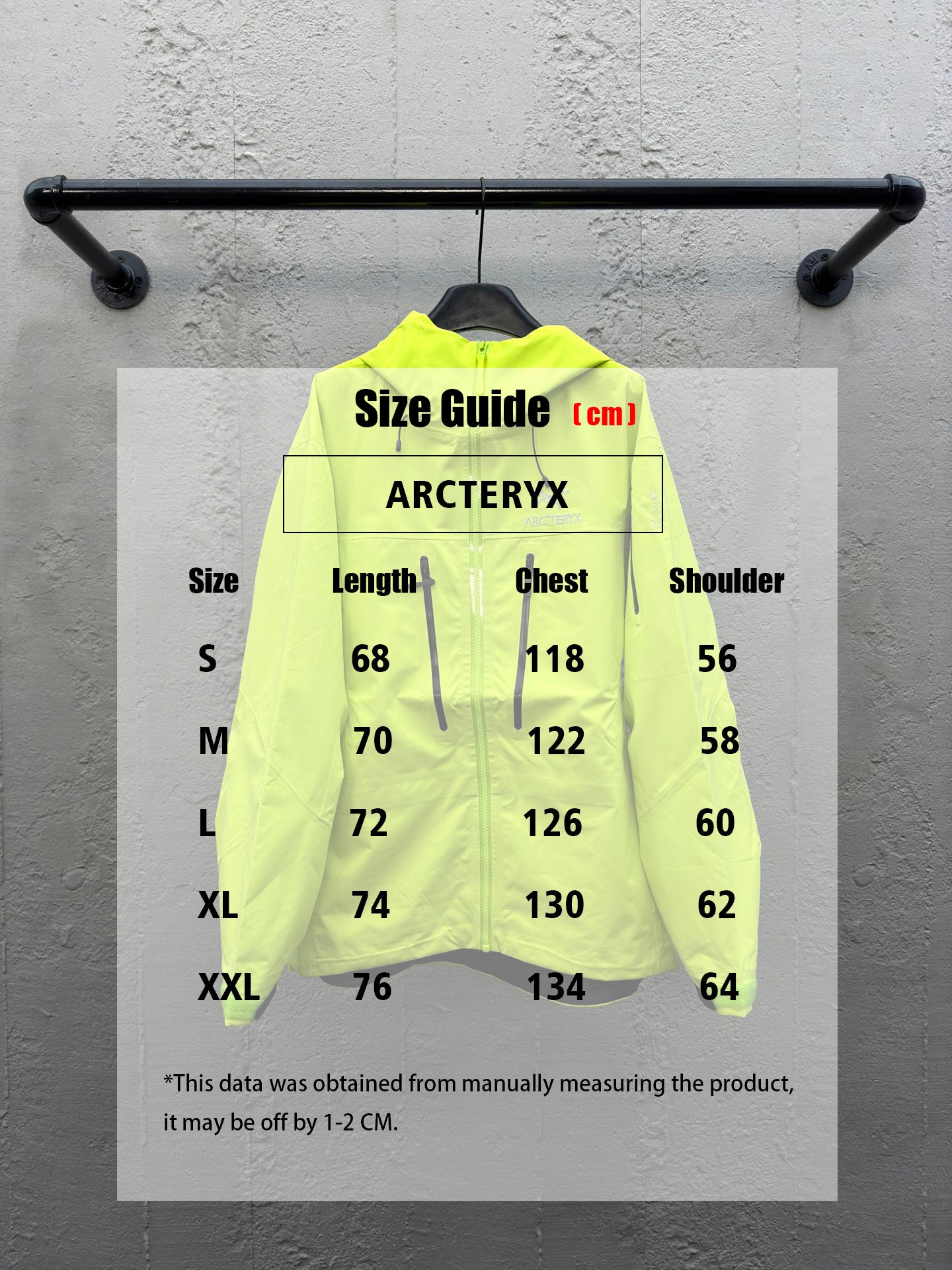 A Alpha SV 6 Hardshell Sweatshirt Fluoreszierende Farbe