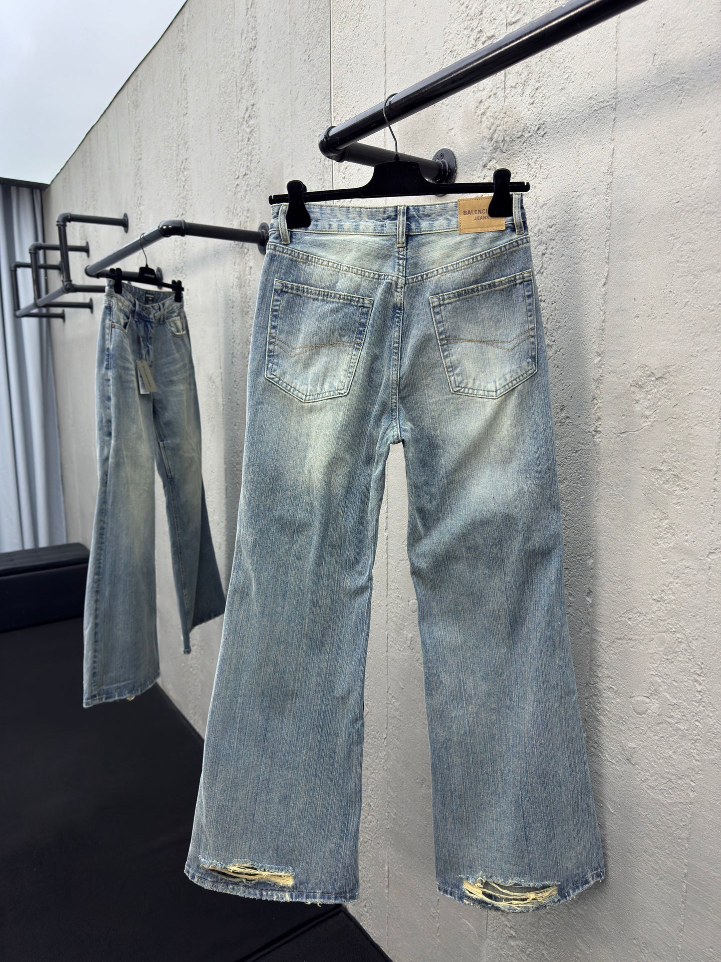 B flared jeans