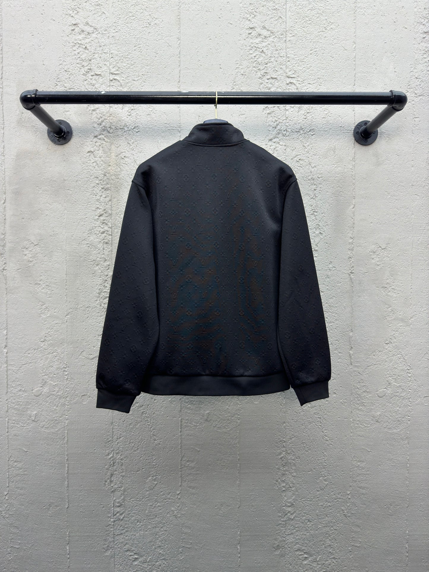 1V jacquard sweater jacket