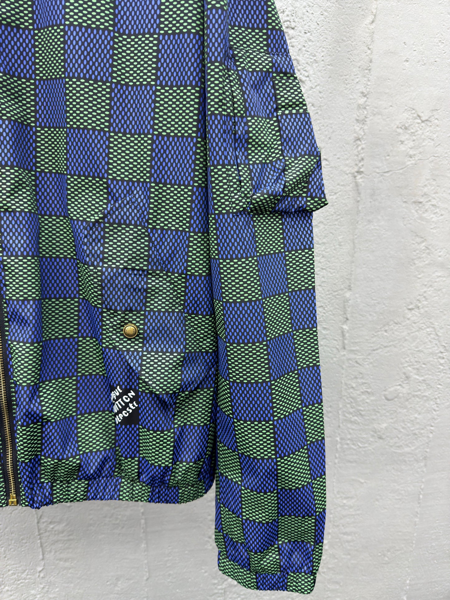 1V 25SS Checkerboard Full Print Double-sided Jacket