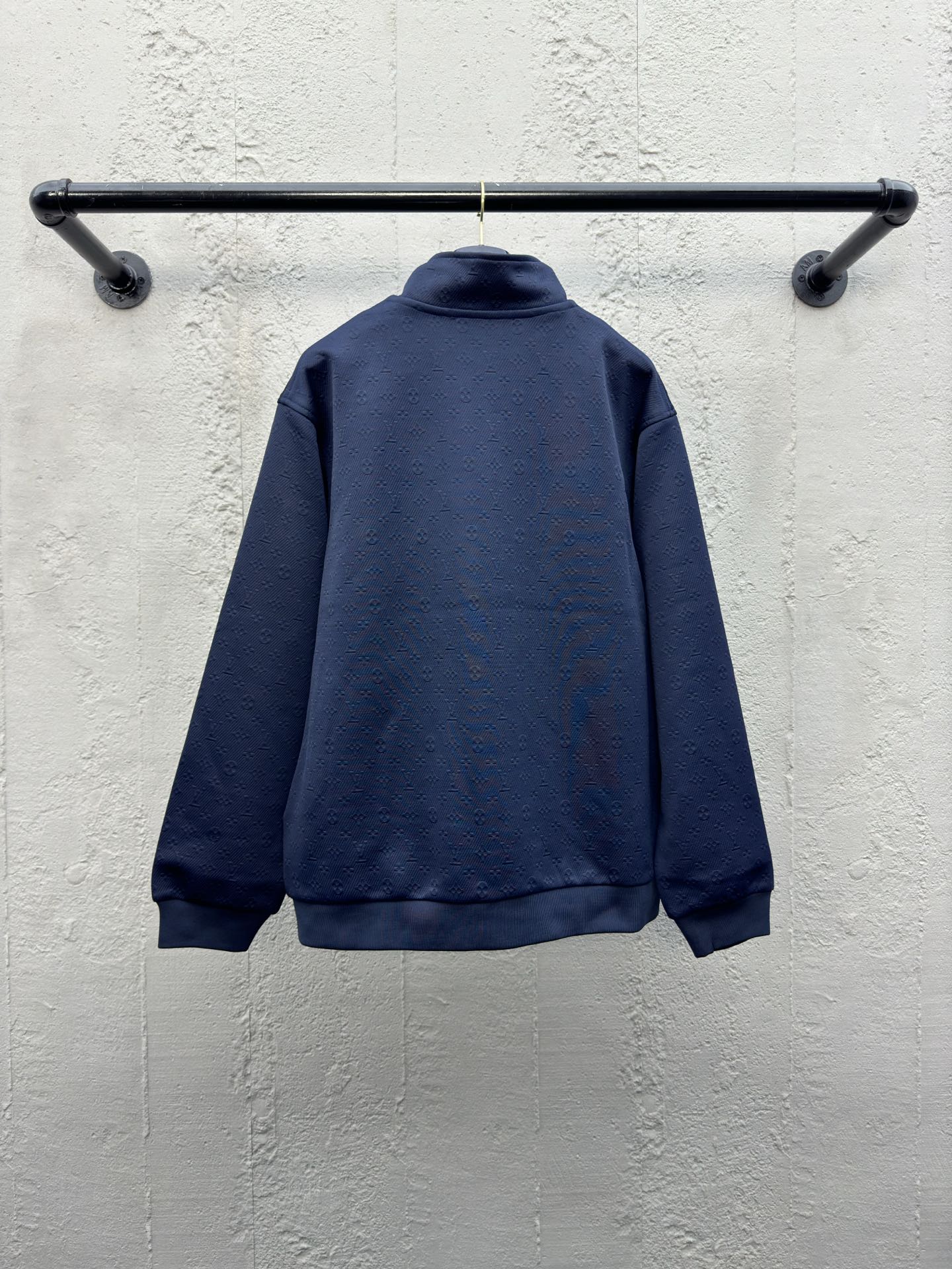 1V jacquard sweater jacket