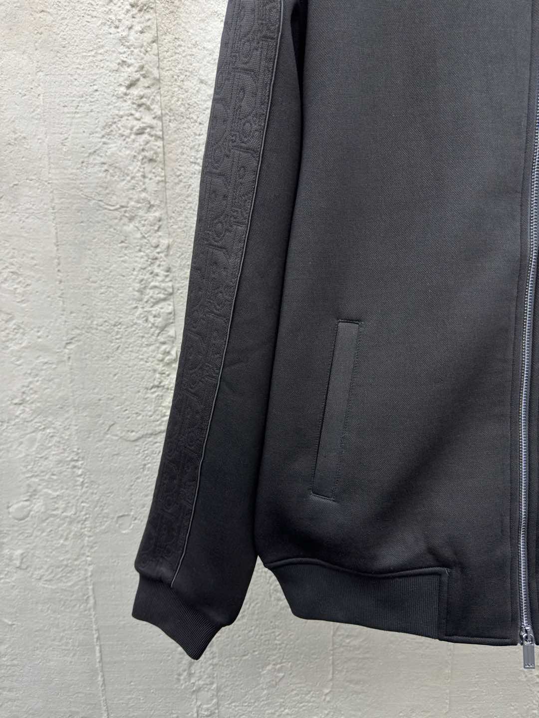 D Jacquard Zipper Jacket