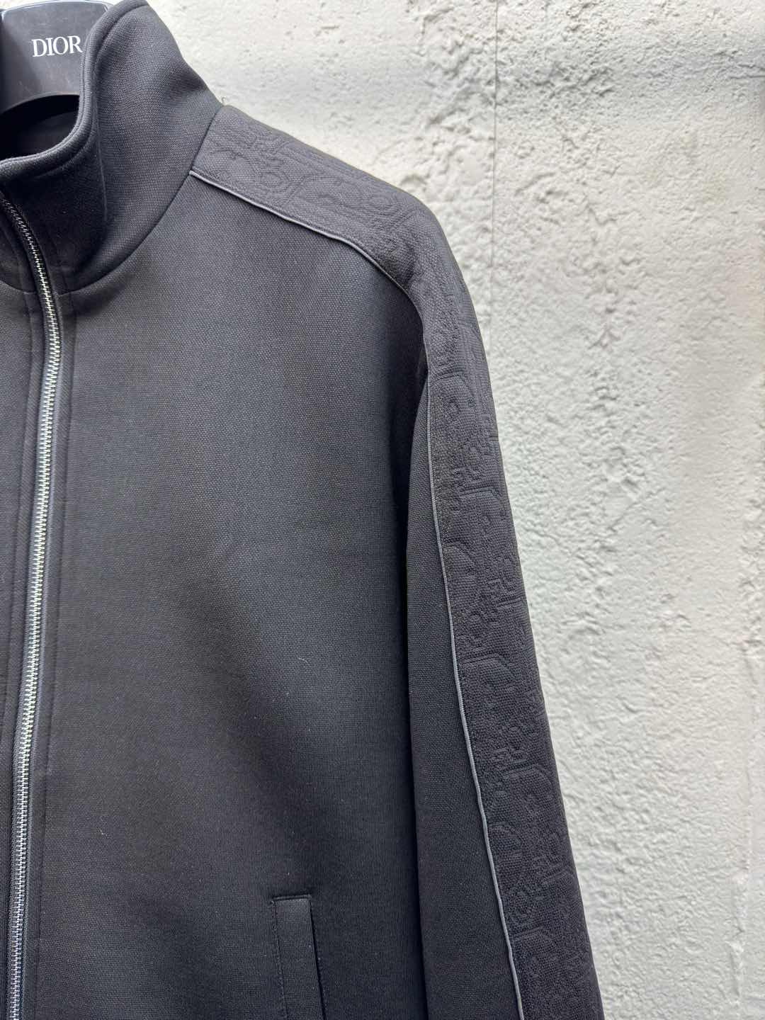 D Jacquard Zipper Jacket