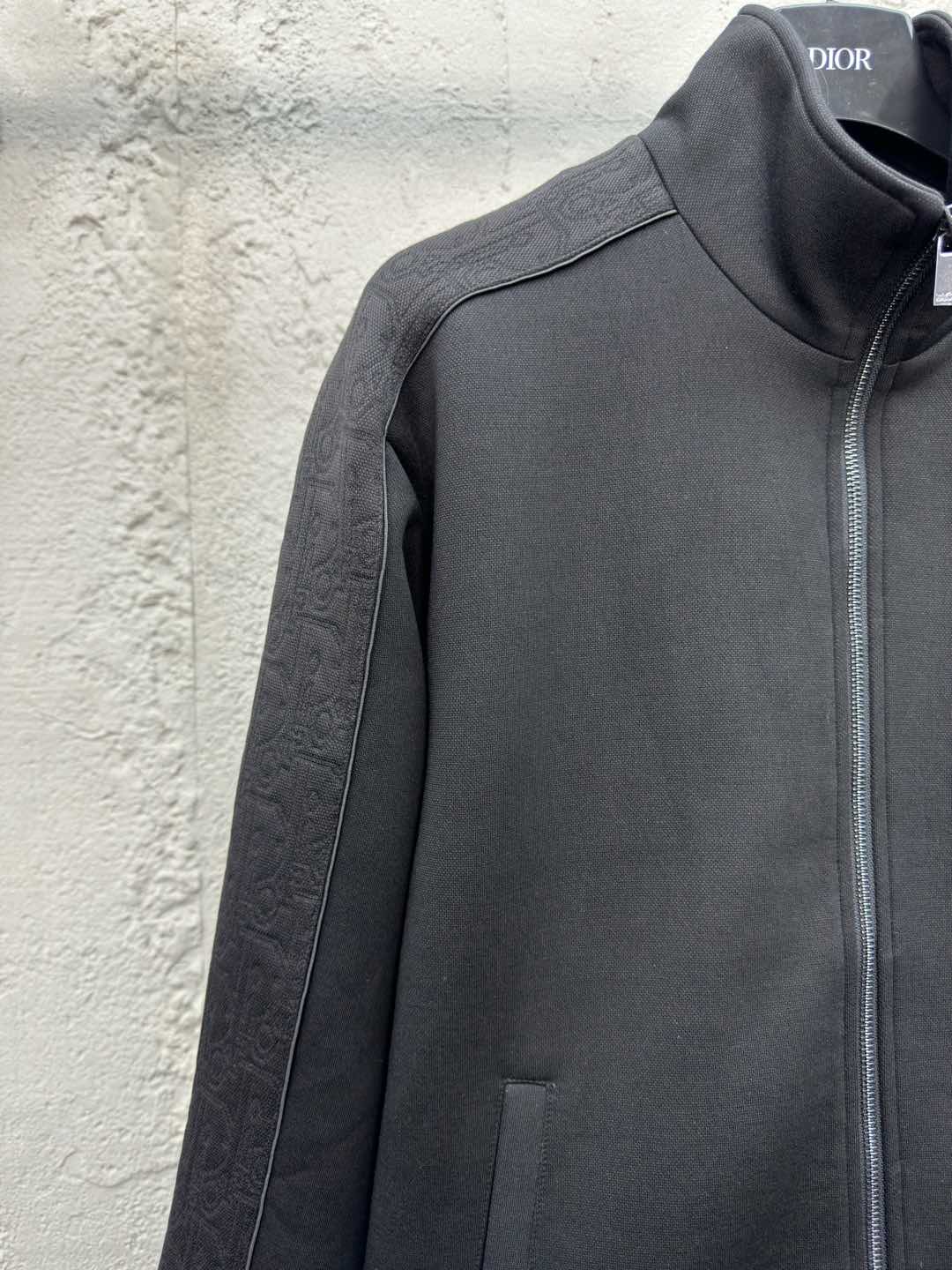 D Jacquard Zipper Jacket
