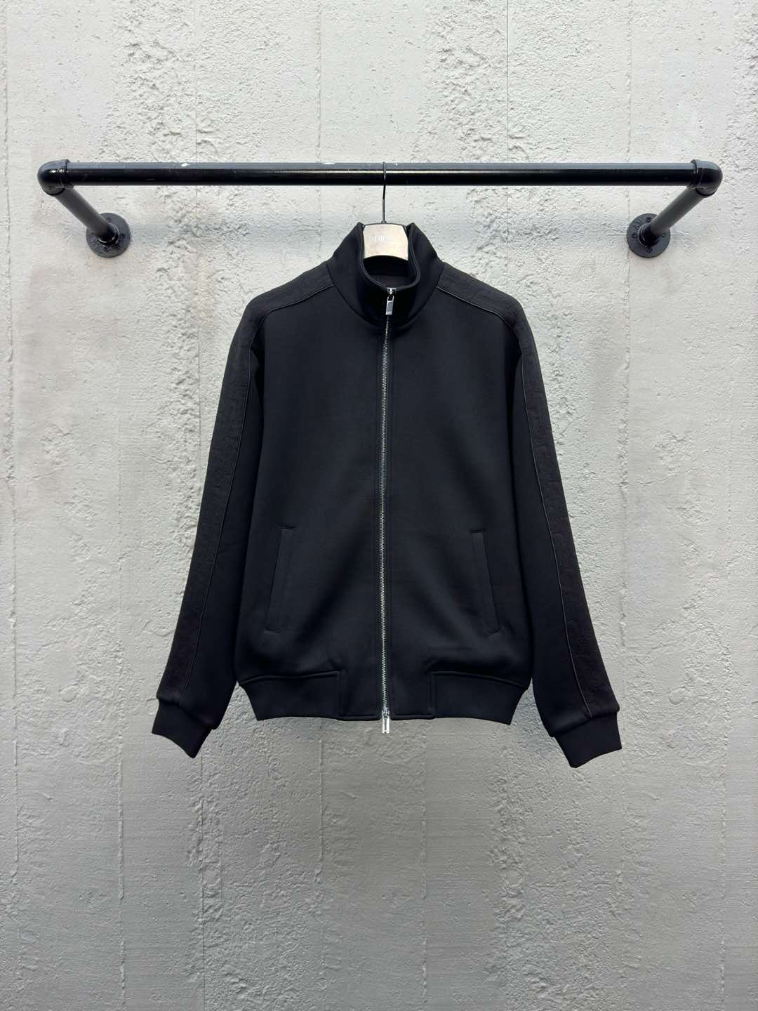 D Jacquard Zipper Jacket