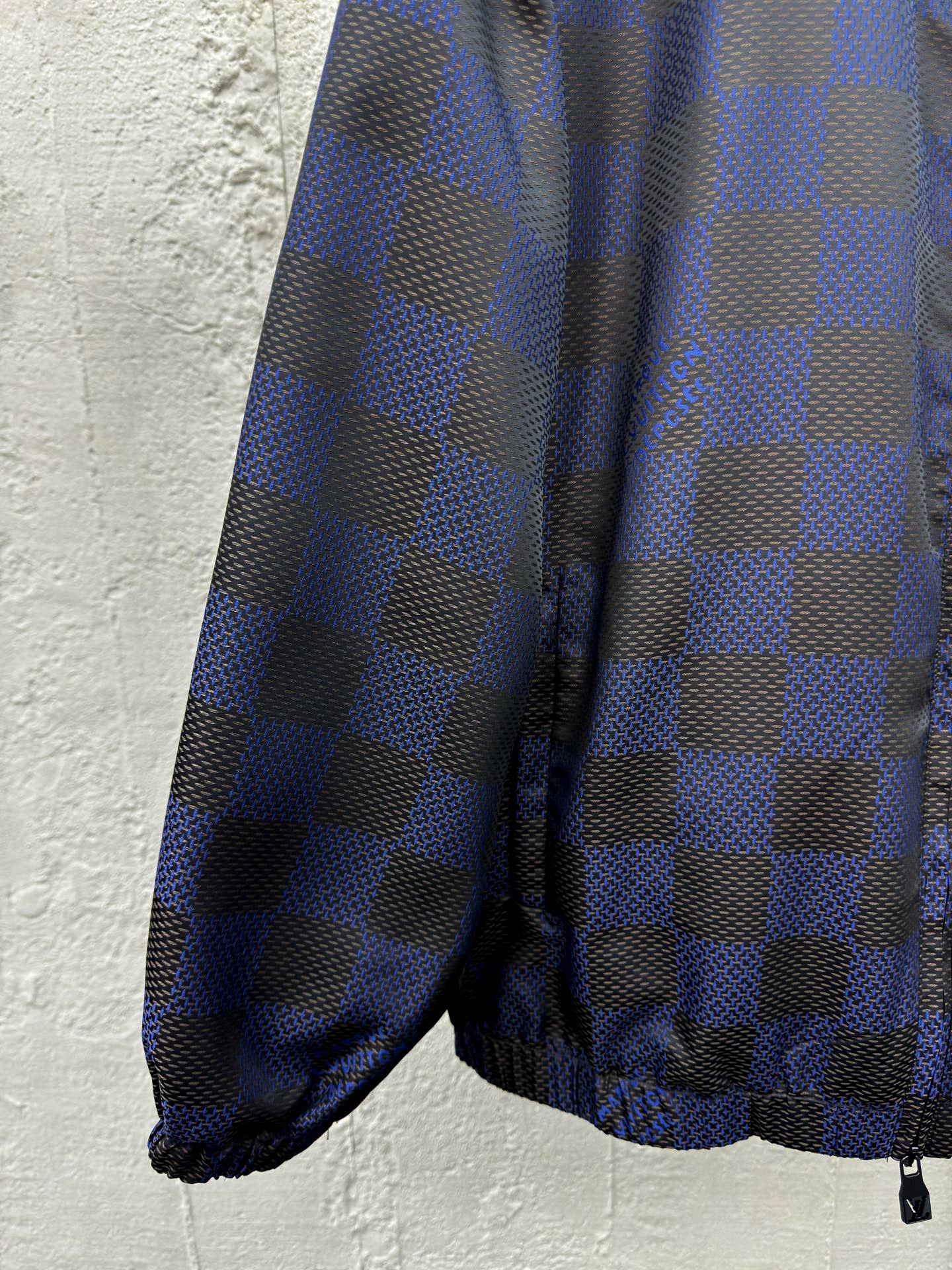 1V plaid woven jacket