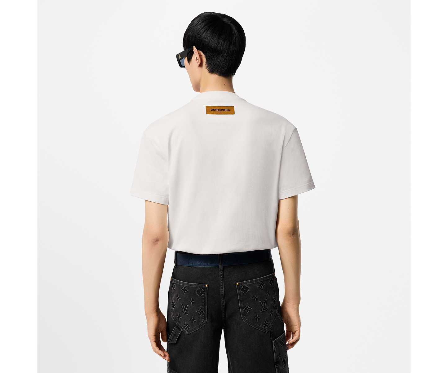 1V Embroidered Signature Cotton T-Shirt