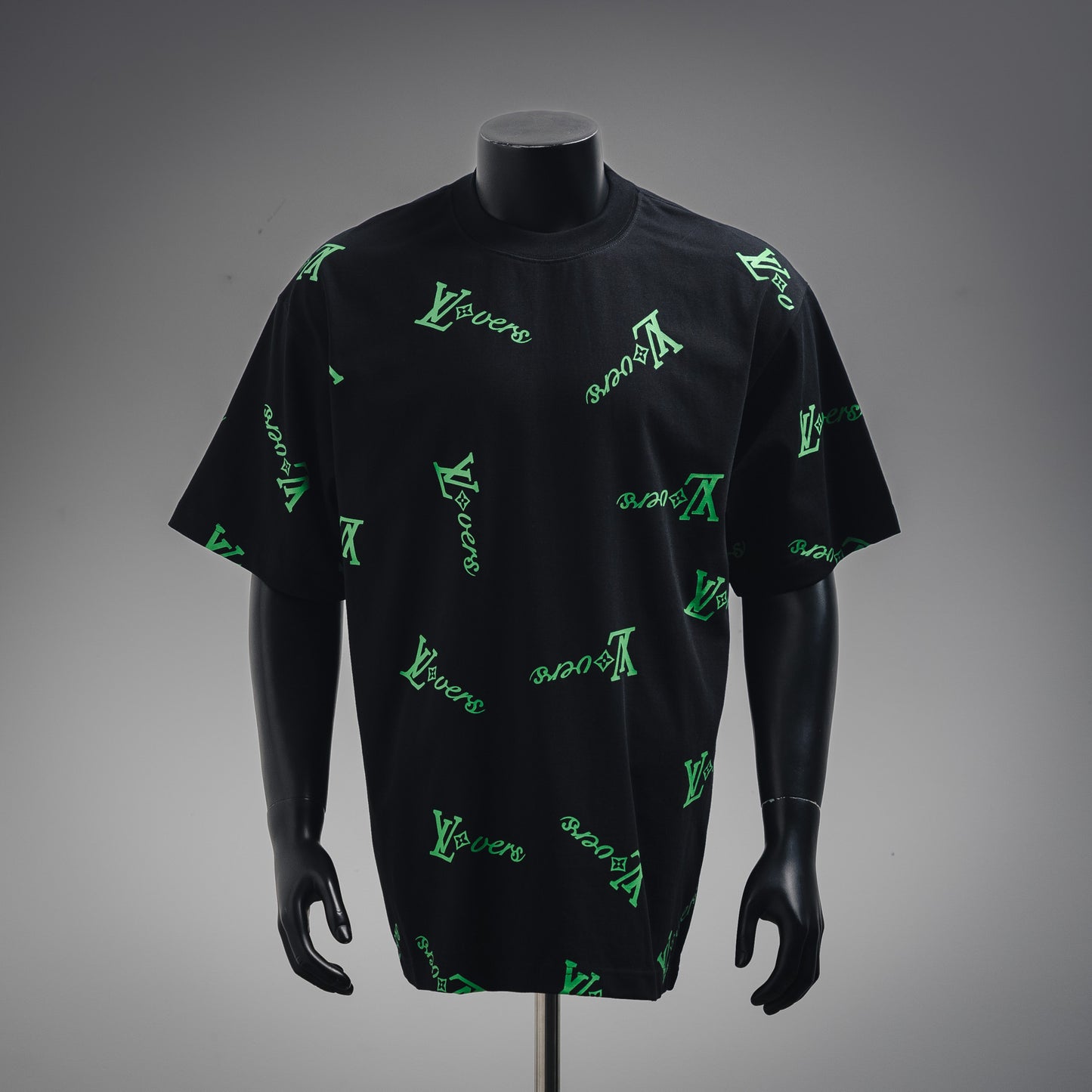 1V 2025ss Printed Short-Sleeved Cotton T-Shirt