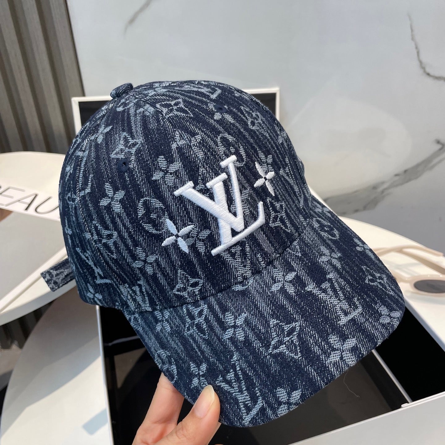 1V Denim Stripes Cap