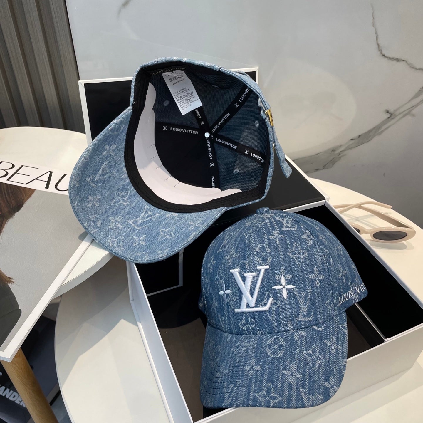 1V Denim Stripes Cap