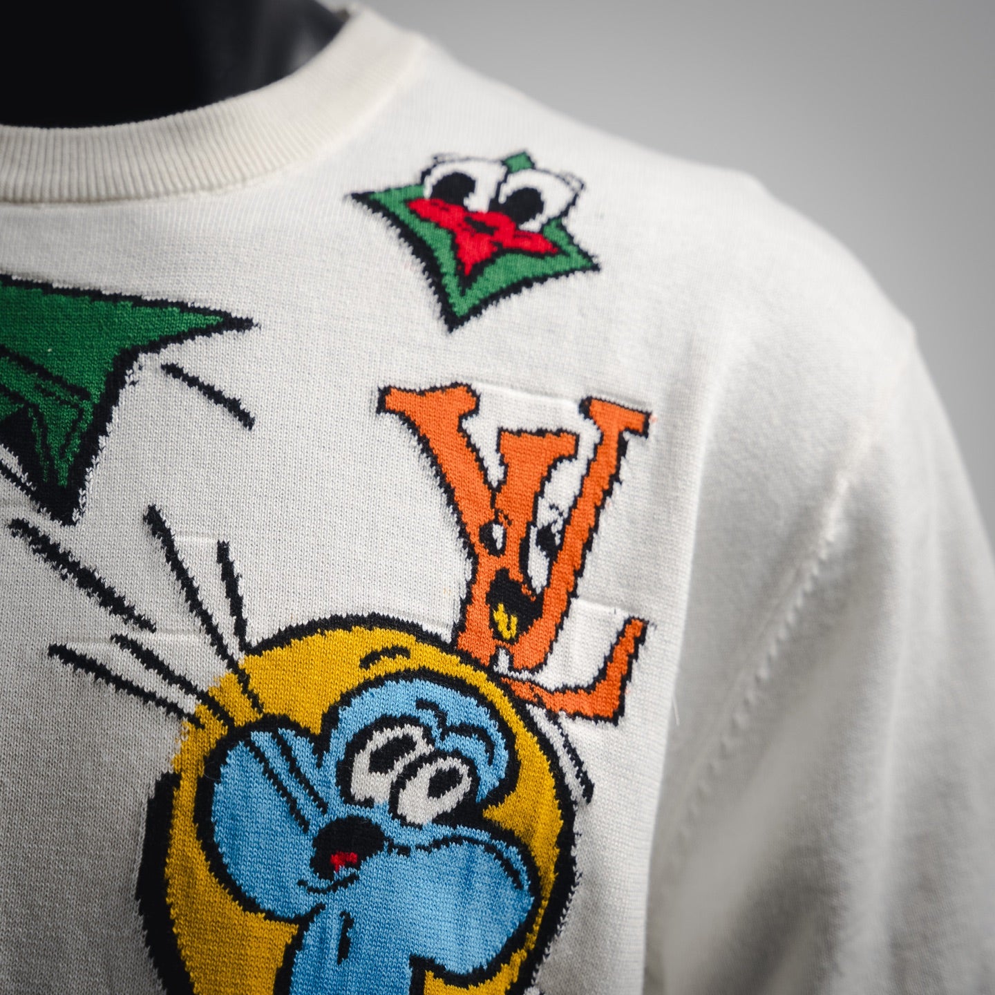 1V Graphic Jacquard Jersey T-Shirt