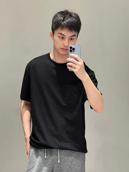 Le Pocket Logo Embroidered T-shirt