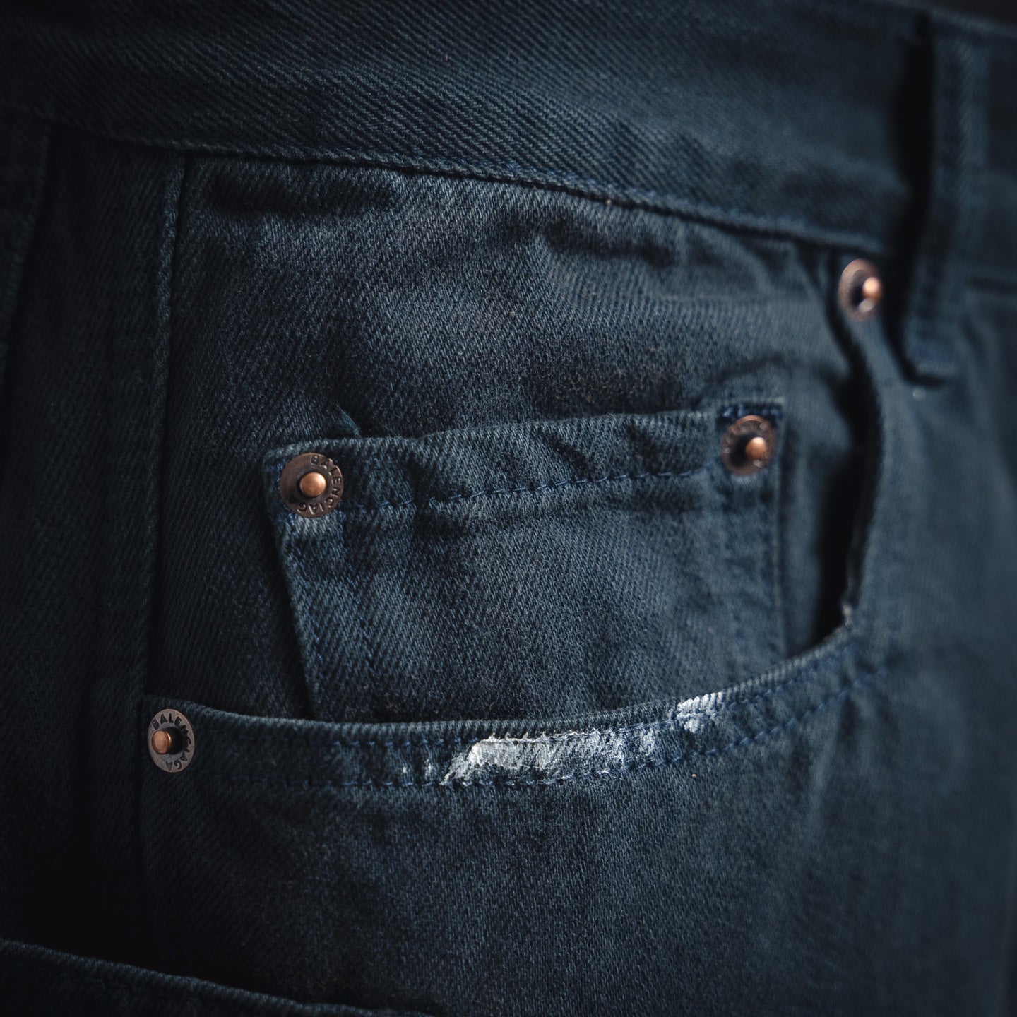 B 24SS Summer Ink-splashed Jeans