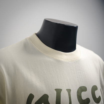 G Smiley Gesicht bedrucktes T-Shirt 
