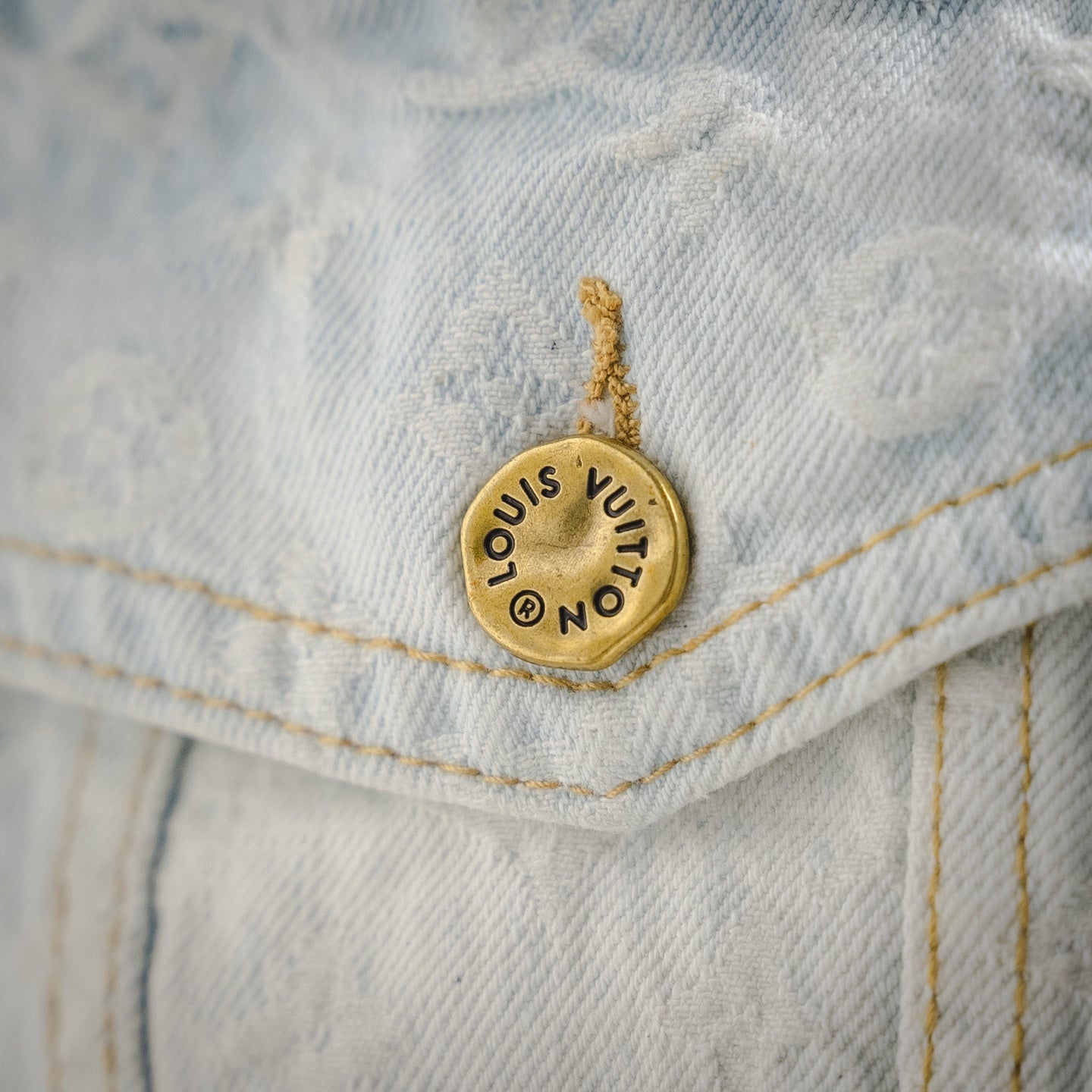 1V Tyler co-branded embroidered denim jacket set