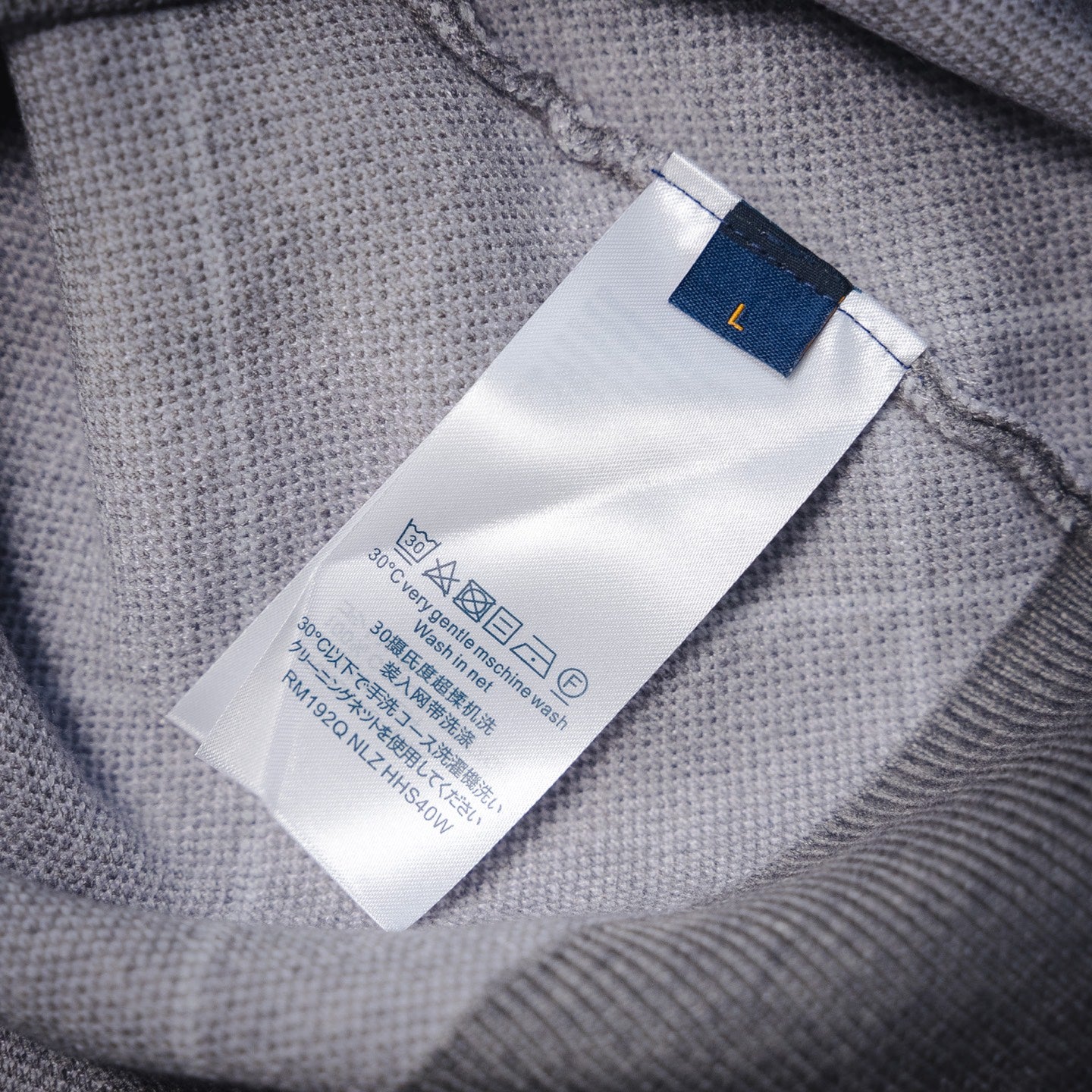1V 2024FW Diamond Check Cashmere Sweater