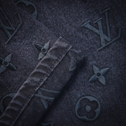 1V 24Fw Embroidered Gradient Jeans Set