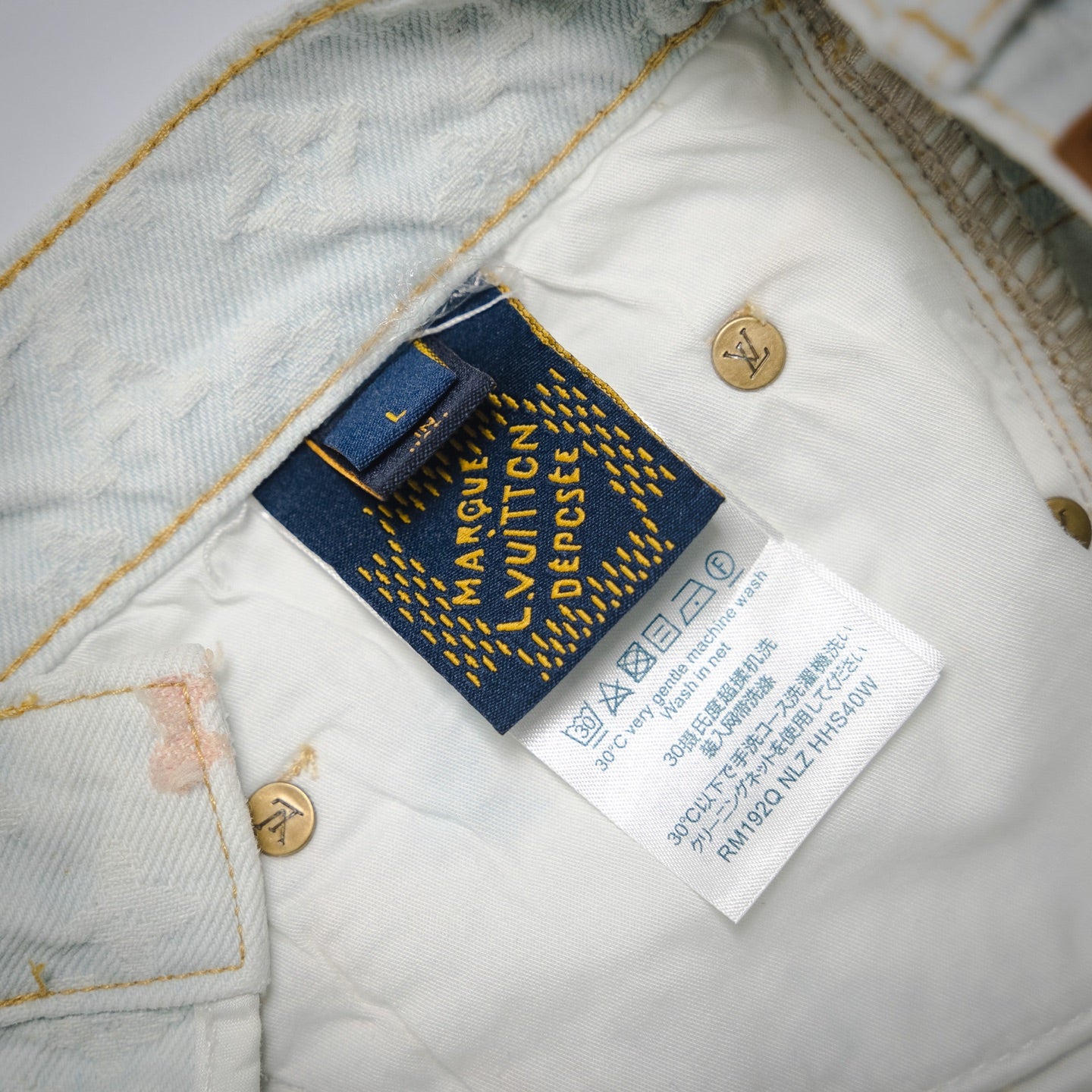 1V Tyler co-branded embroidered jeans set