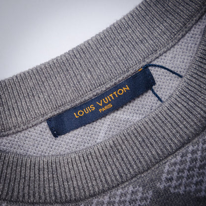 1V 2024FW Diamond Check Cashmere Sweater