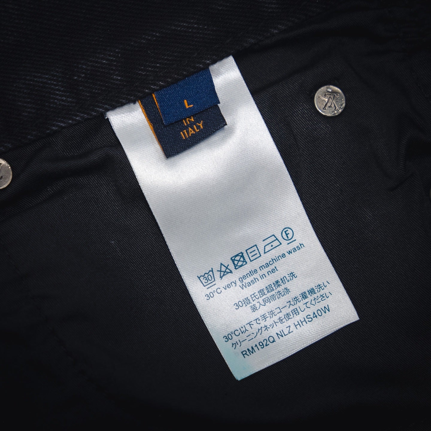 1V 24Fw Embroidered Gradient Jeans Set